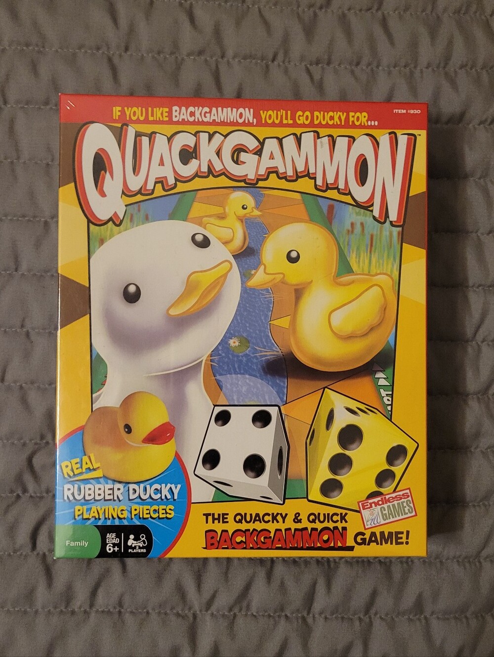 Quackgammon Family Backgammon Game